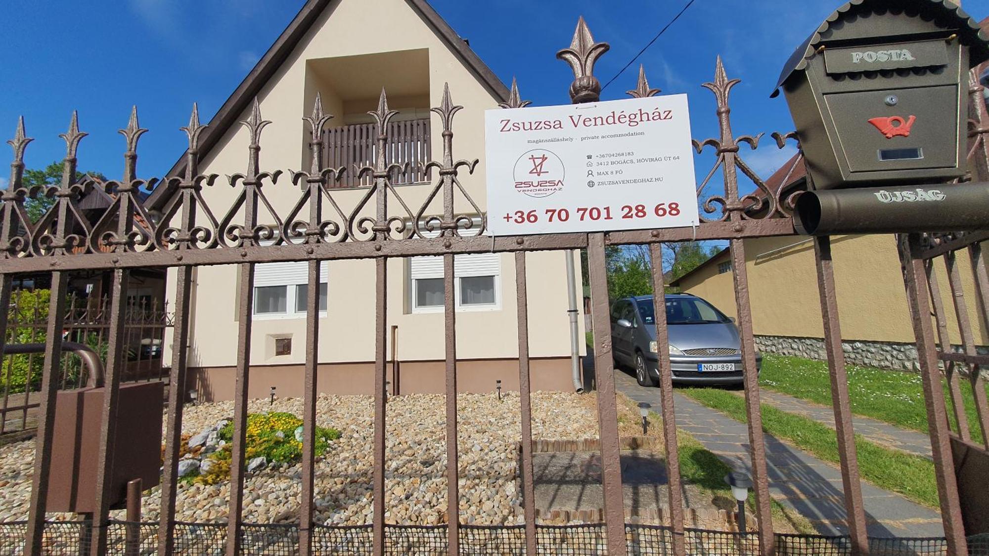 Zsuzsa Vendégház Bogács Exterior foto